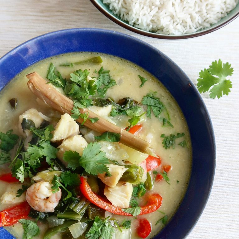 Afbeelding Thaise groene viscurry